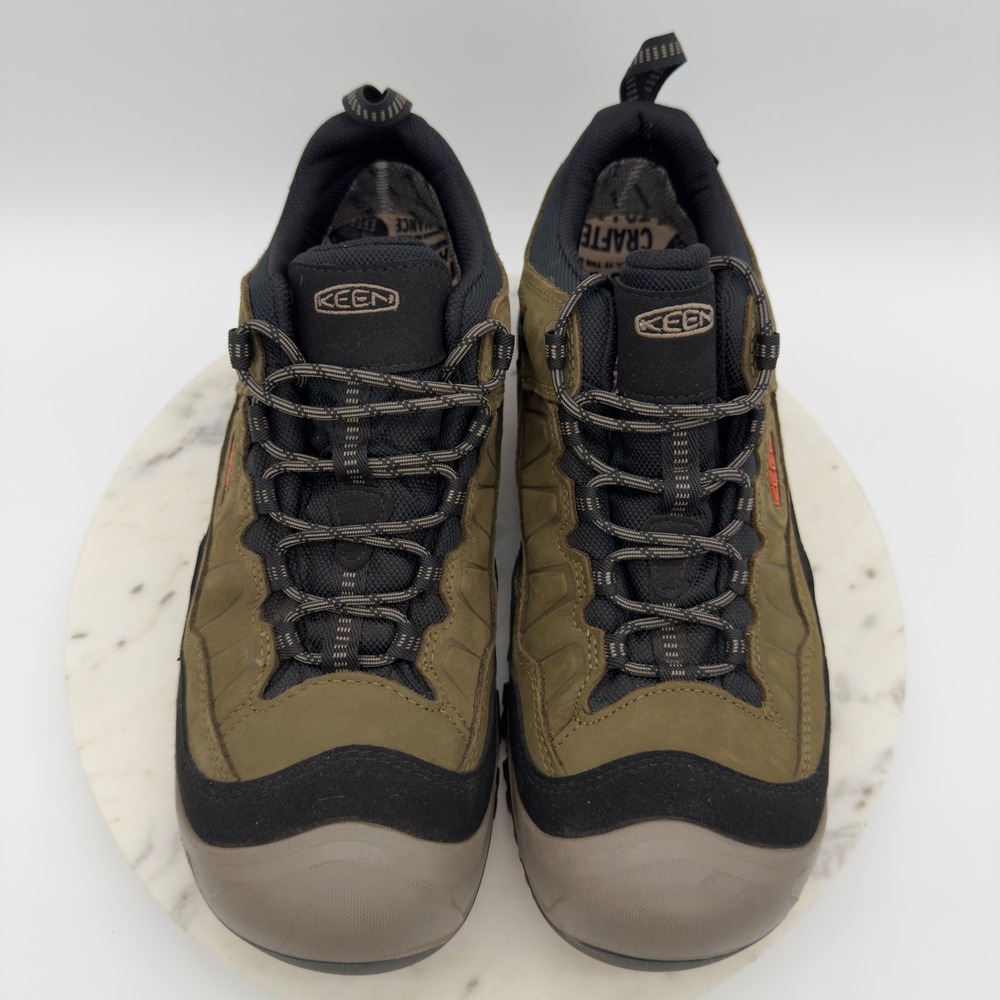 KEEN Circadia Waterproof Hiking Shoes Mens 13 Brown Black Leather Trail Outdoor - Picture 5 of 12
